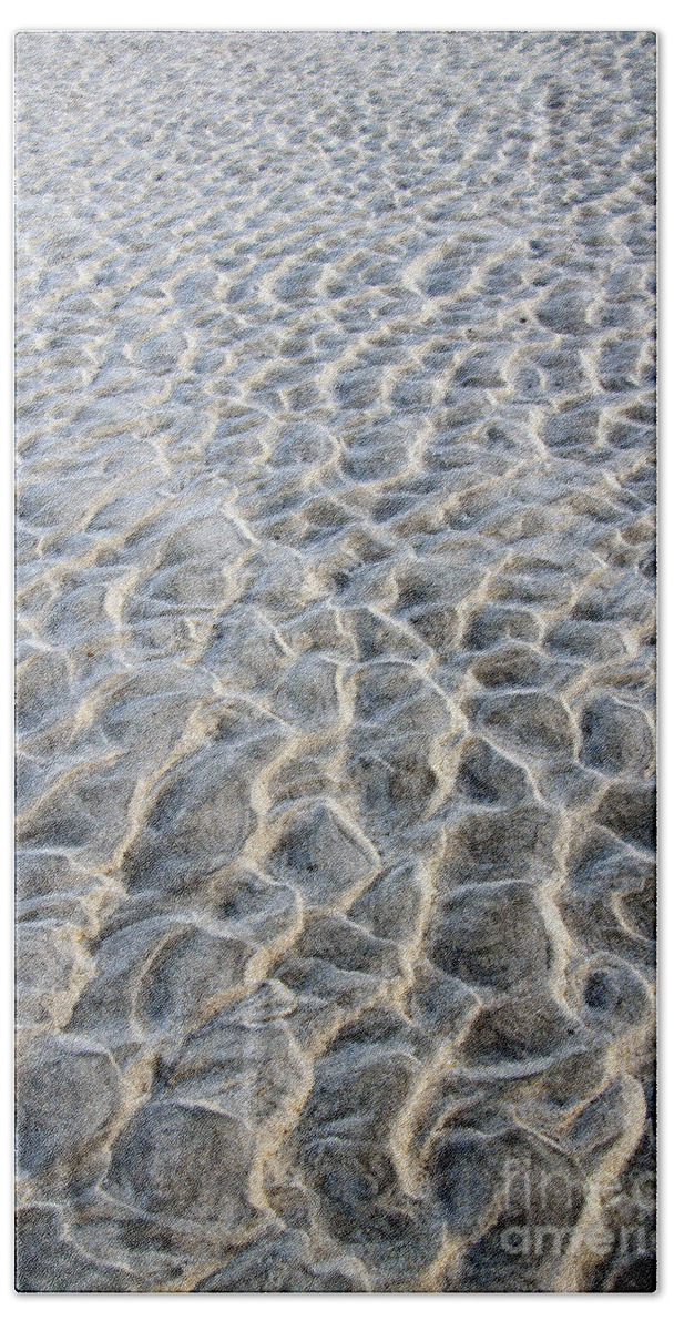 Wells Beach Hand Towel featuring the photograph Waves of Sand by Glenn Gordon