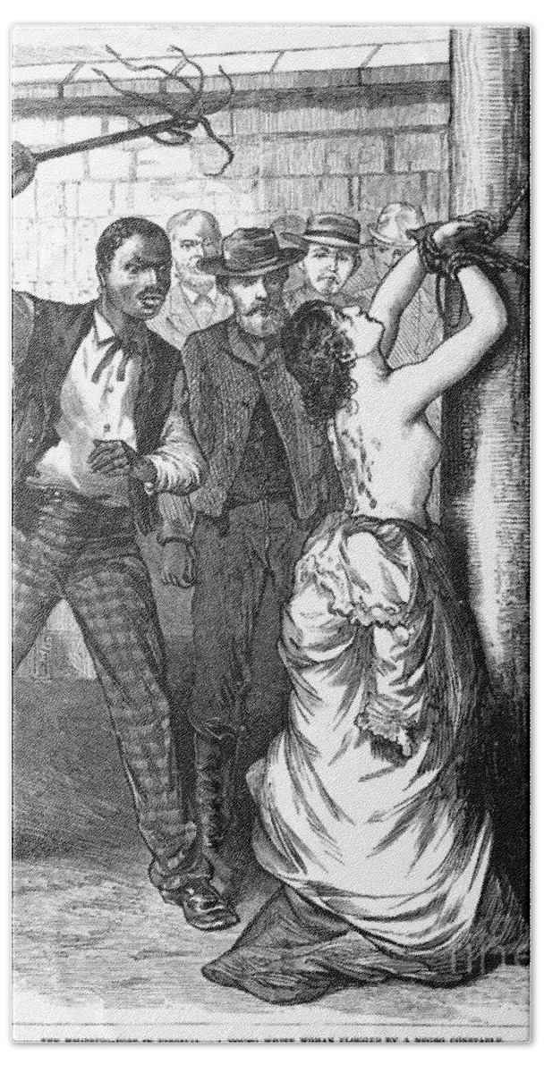 Whipping Post 1878 Na White Woman Being Flogged By An African American  Constable For Stealing A Pair Of Shoes In Virginia American Newspaper  Engraving