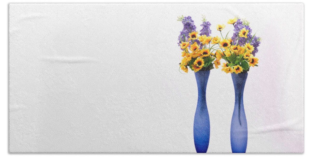 Flowers Hand Towel featuring the photograph White. A blank page of canvas. So many possibilities by SAURAVphoto Online Store