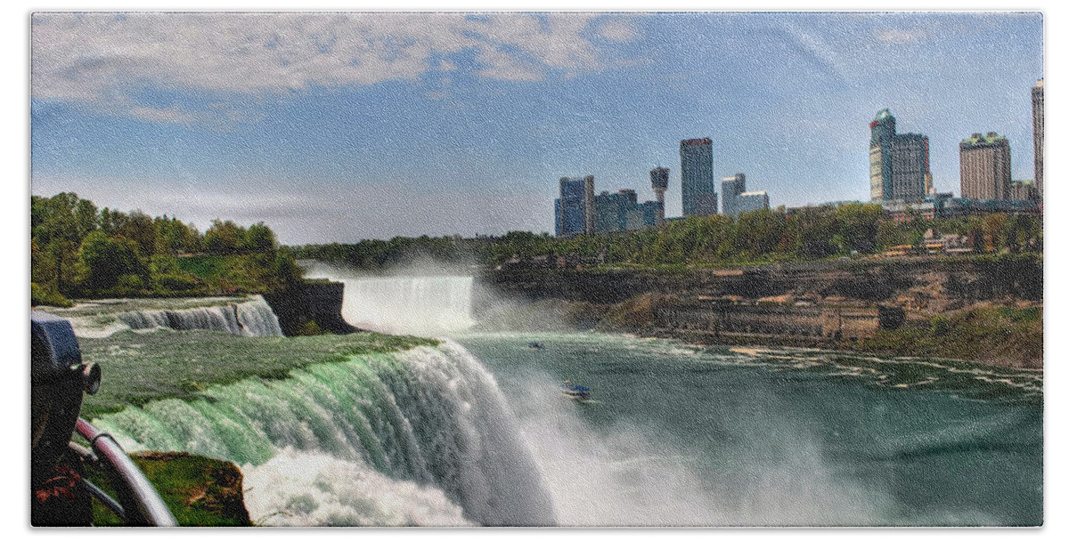  Bath Towel featuring the photograph 004 Niagara Falls by Michael Frank Jr