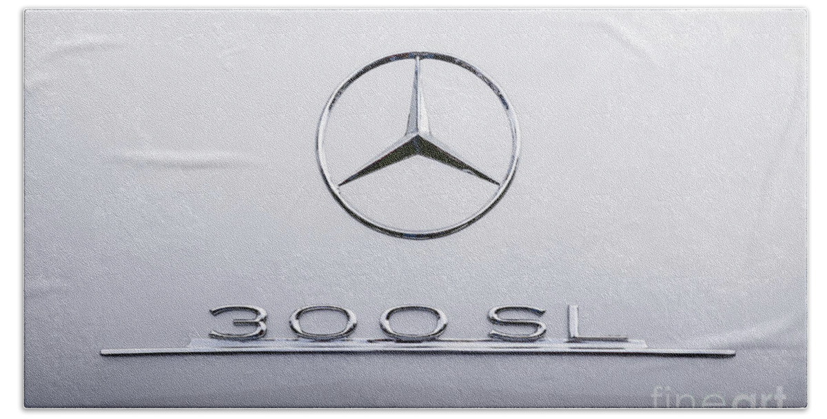 Mercedes Benz Bath Towel featuring the photograph 300 Sl by Dennis Hedberg