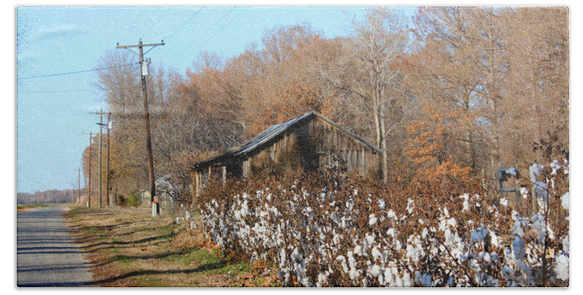 House Hand Towel featuring the photograph Back Roads of MS #1 by Karen Wagner