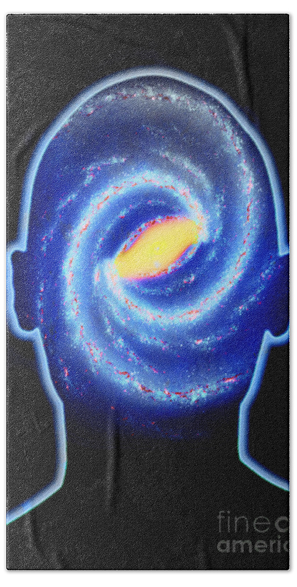 Humanity Bath Towel featuring the photograph Cosmology #1 by George Mattei