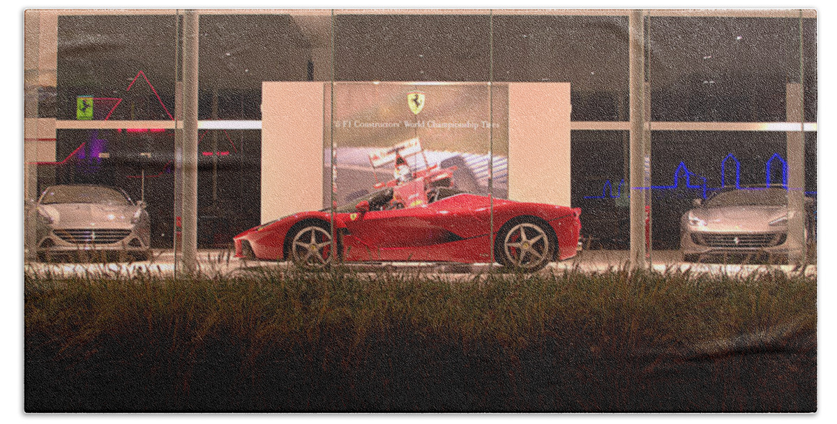 Ferrari Bath Towel featuring the photograph Ferrari LaFerrariAperta #1 by Sportscars OfBelgium