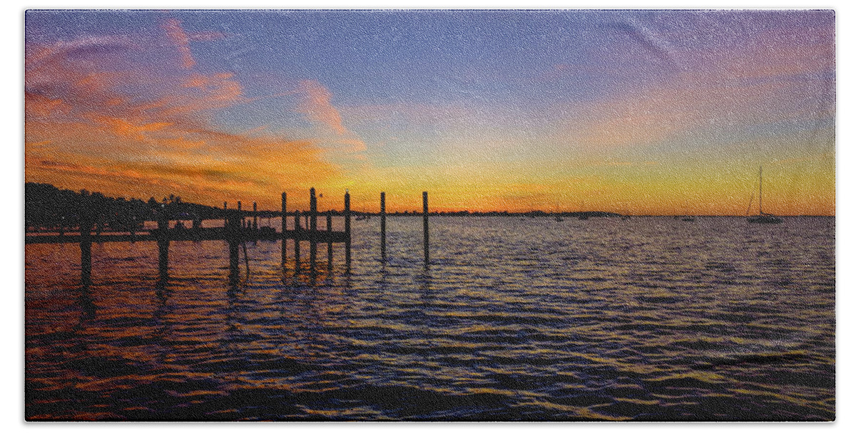 Florida Bath Towel featuring the photograph Florida Keys Sunset #1 by Raul Rodriguez