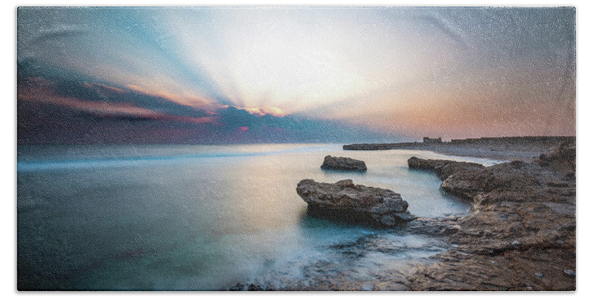 Africa Hand Towel featuring the photograph Good Morning Red Sea #1 by Hannes Cmarits