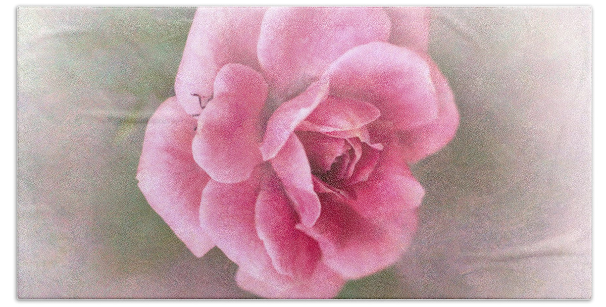 Bloom Bath Towel featuring the photograph Miniature Rose II #1 by David and Carol Kelly