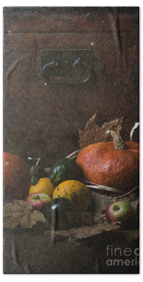 Pumpkin Hand Towel featuring the photograph Pumpkins #3 by Jelena Jovanovic