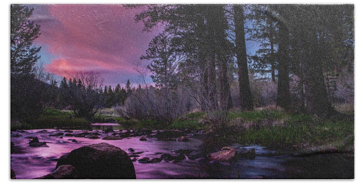 Landscapes Hand Towel featuring the photograph River of Dreams #3 by Duncan Selby