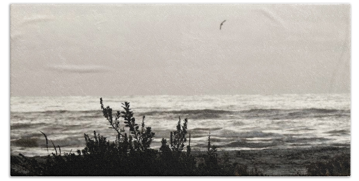 Sea Bath Towel featuring the photograph Seaside #1 by Jan Gelders