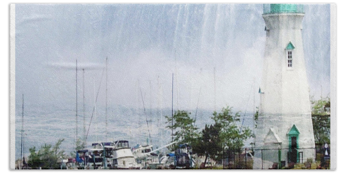 Photograph Hand Towel featuring the digital art The Best of Niagara #2 by Iris Gelbart