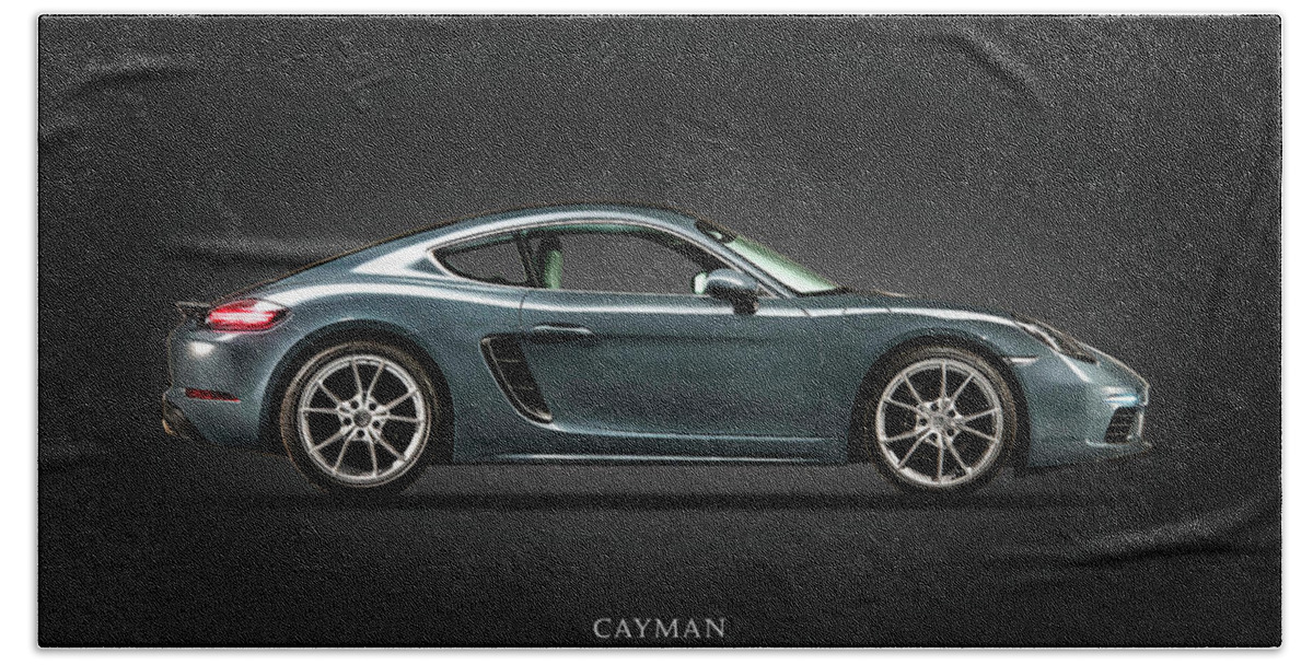 Porsche Cayman Hand Towel featuring the photograph The Cayman by Mark Rogan