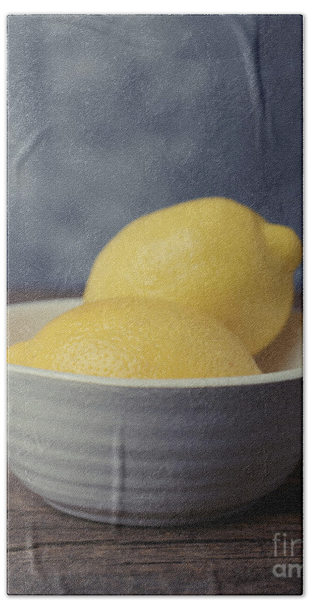 Lemon Hand Towel featuring the photograph When Life Gives You Lemons #1 by Edward Fielding