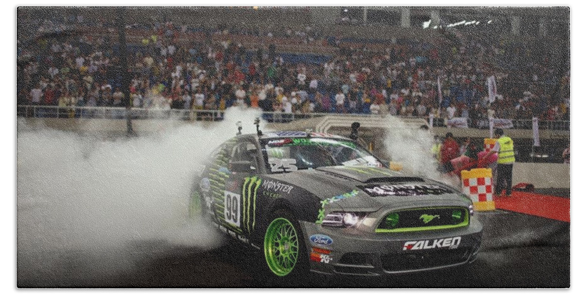 Ford Mustang Bath Towel featuring the photograph Ford Mustang #10 by Jackie Russo