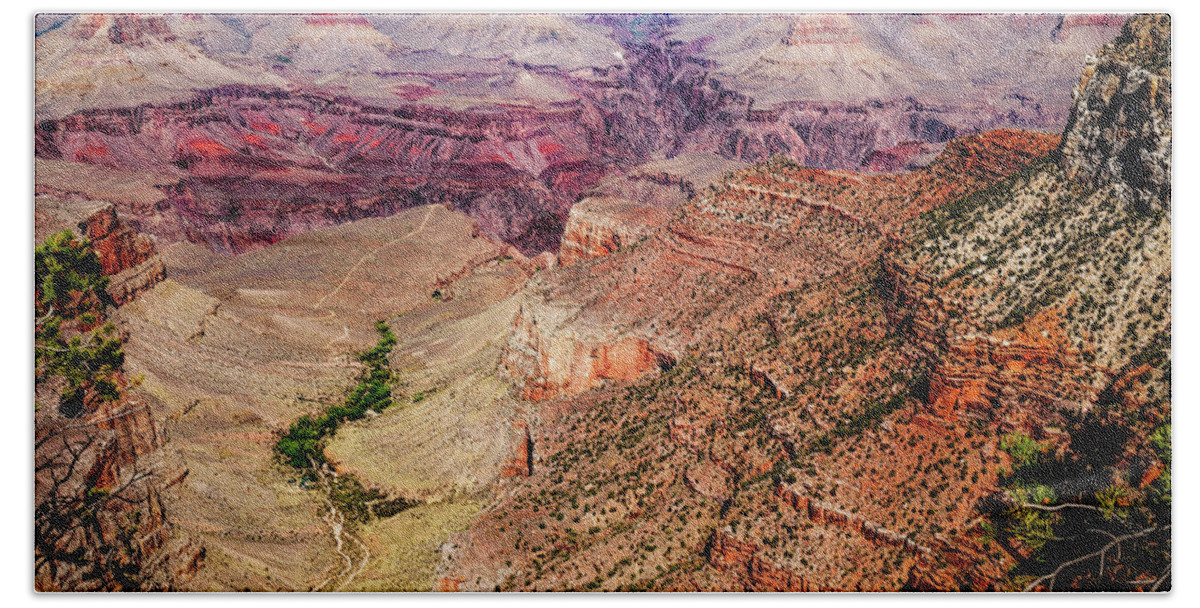 Formation Hand Towel featuring the photograph Grand Canyon #10 by Doug Long