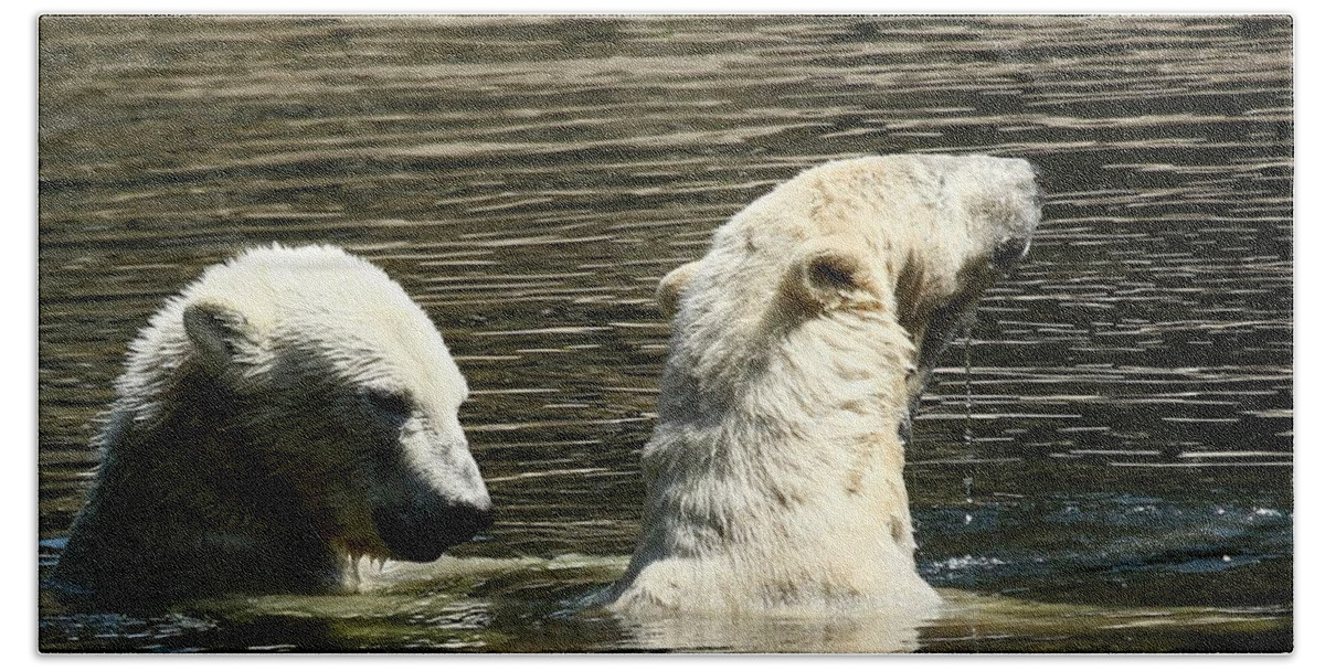 Polar Bear Bath Towel featuring the photograph Polar Bear #10 by Jackie Russo