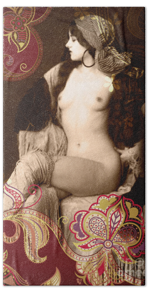 Nostalgic Seduction Bath Towel featuring the photograph Nostalgic Seduction Goddess #22 by Chris Andruskiewicz