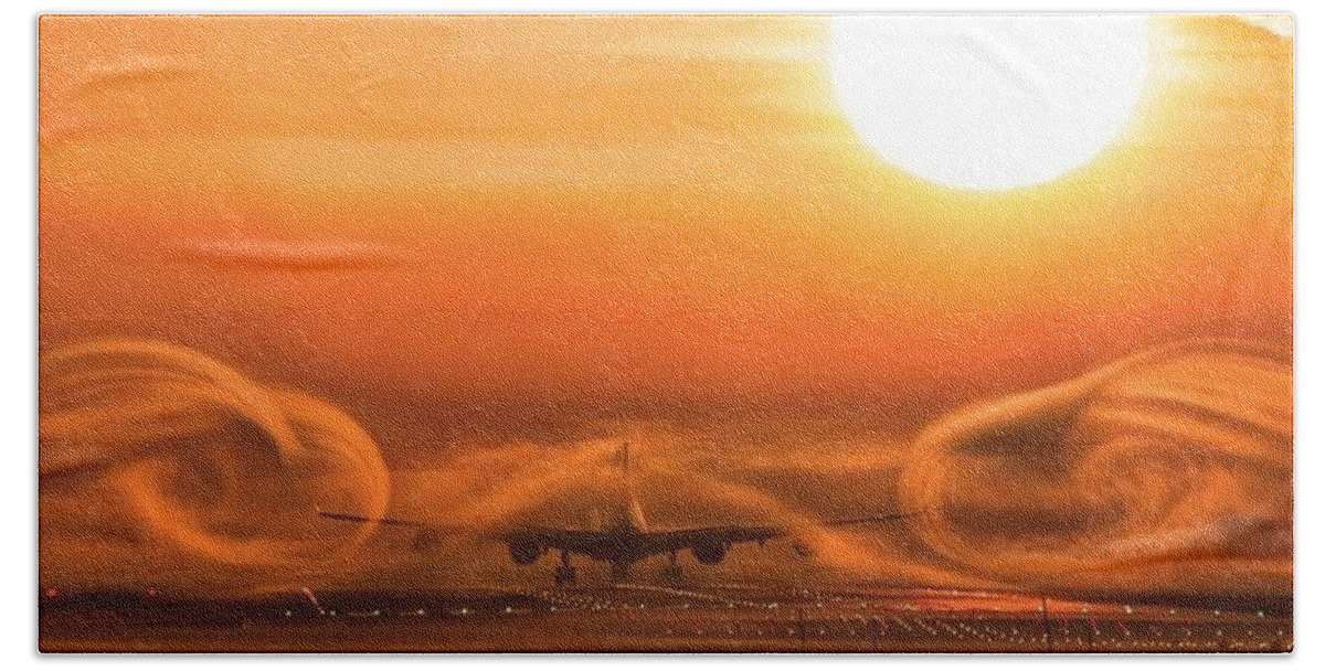 Aircraft Bath Towel featuring the photograph Aircraft #12 by Mariel Mcmeeking