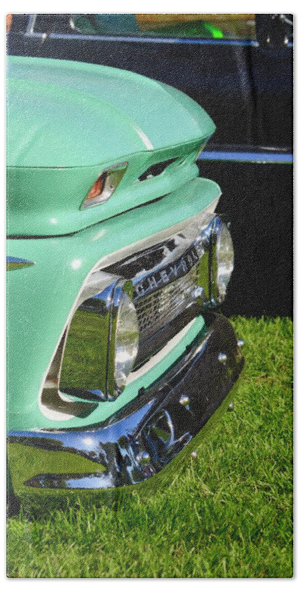  Bath Towel featuring the photograph Classic Chevy Pickup #12 by Dean Ferreira