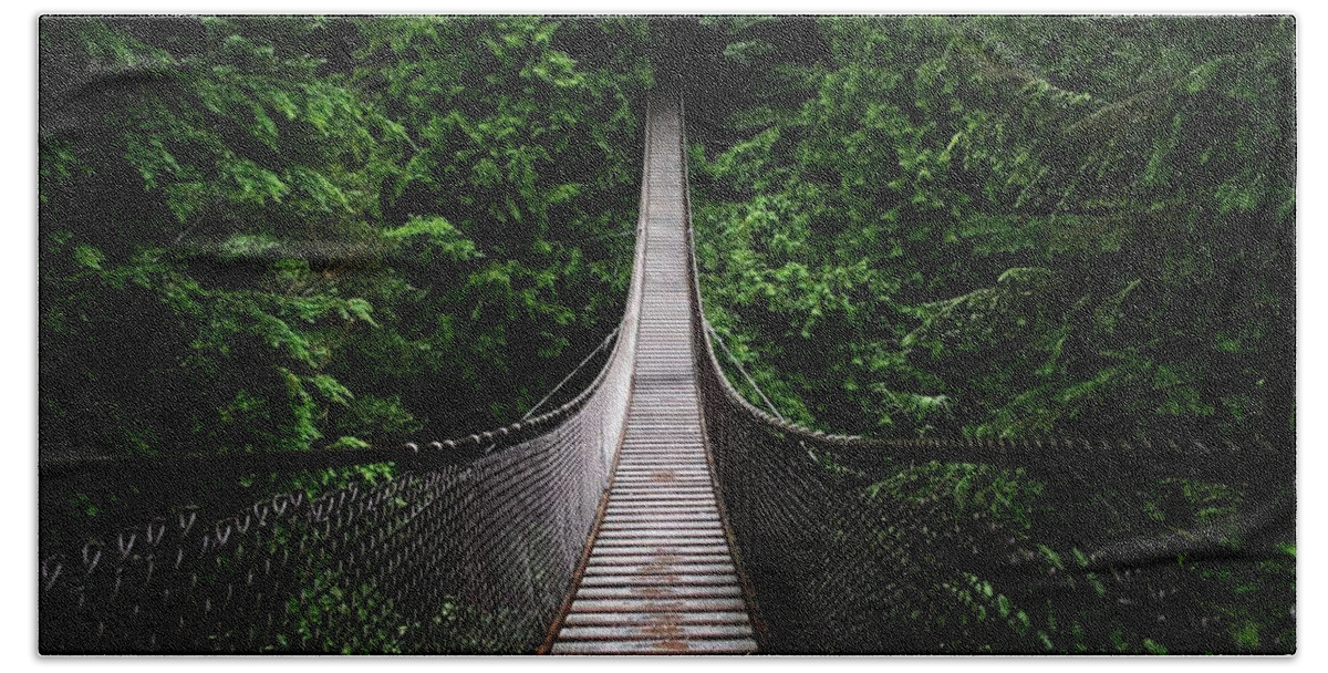 Bridge Hand Towel featuring the photograph Bridge #14 by Jackie Russo