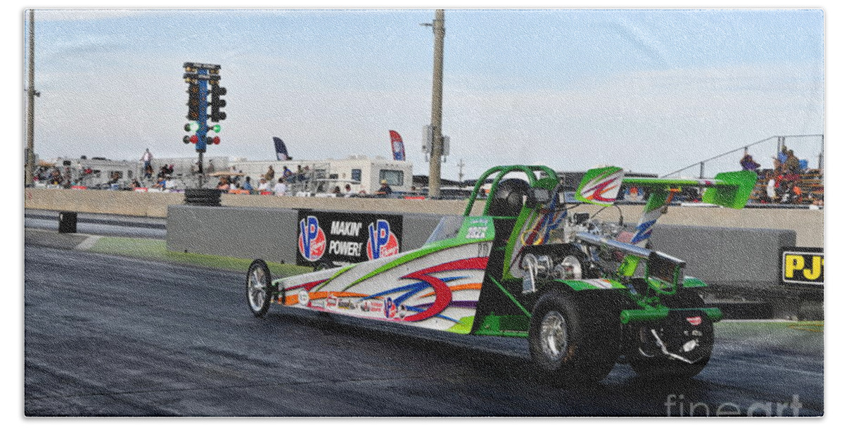 Drag Bath Towel featuring the photograph Junior Drag Racing March 2017 #19 by Jack Norton