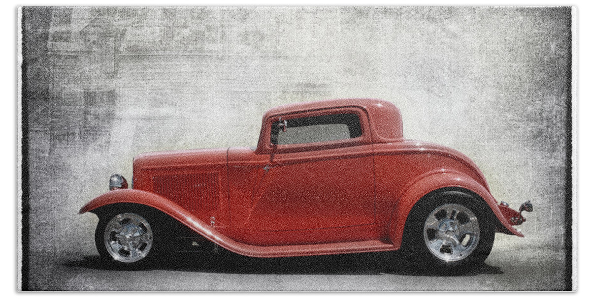 Car Hand Towel featuring the photograph 3 Window Coupe #2 by Keith Hawley