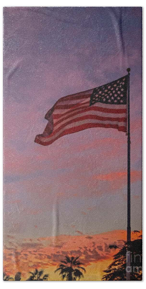 Freedom Hand Towel featuring the photograph Freedom #2 by Robert Bales