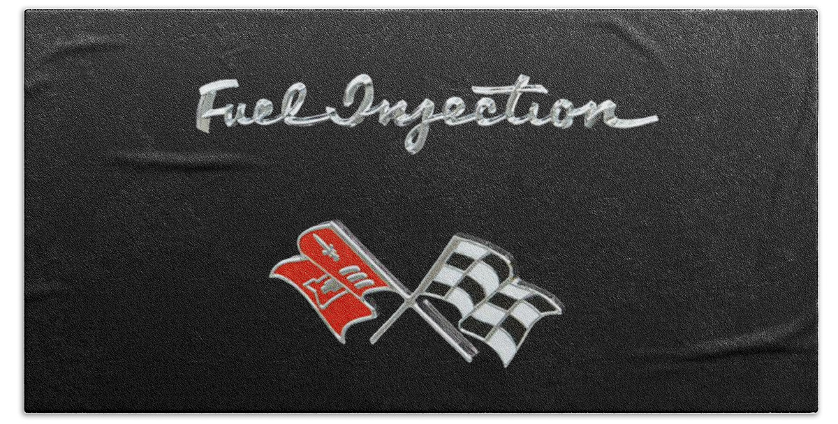 Covette Bath Towel featuring the photograph Fuel Injection #2 by Dennis Hedberg