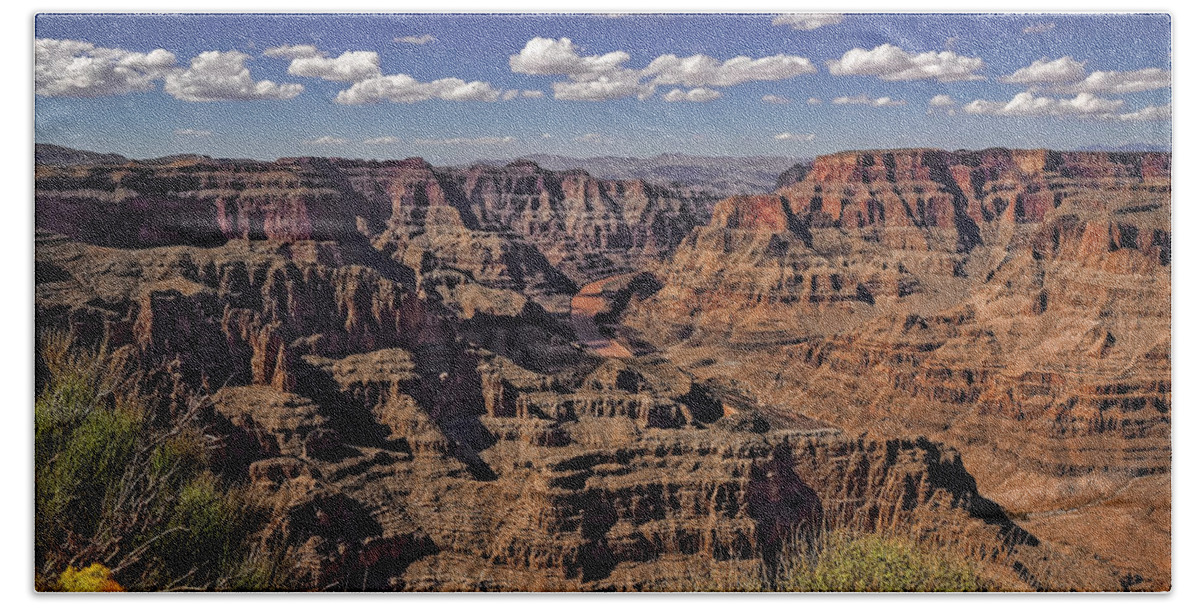 Adventure Hand Towel featuring the photograph Grand Canyon by Peter Lakomy