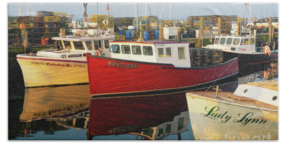 Atlantic Bath Towel featuring the photograph Rafted Together #2 by Joe Geraci