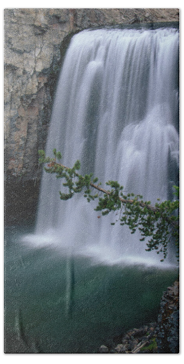 Rainbow Falls Hand Towel featuring the photograph Rainbow Falls #4 by Soli Deo Gloria Wilderness And Wildlife Photography