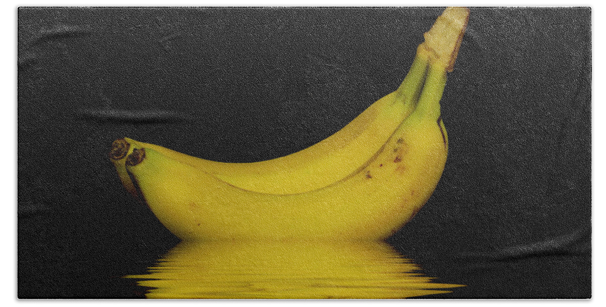 Banana Hand Towel featuring the photograph Ripe Yellow Bananas #2 by David French