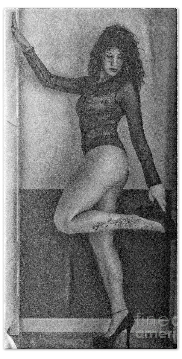 Glamour Hand Towel featuring the photograph Trust yourself then you will know how to live by Traven Milovich