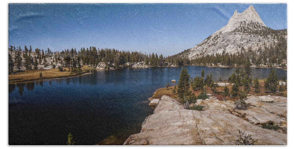 California Bath Towel featuring the photograph Upper Cathedral Lake #2 by Cat Connor