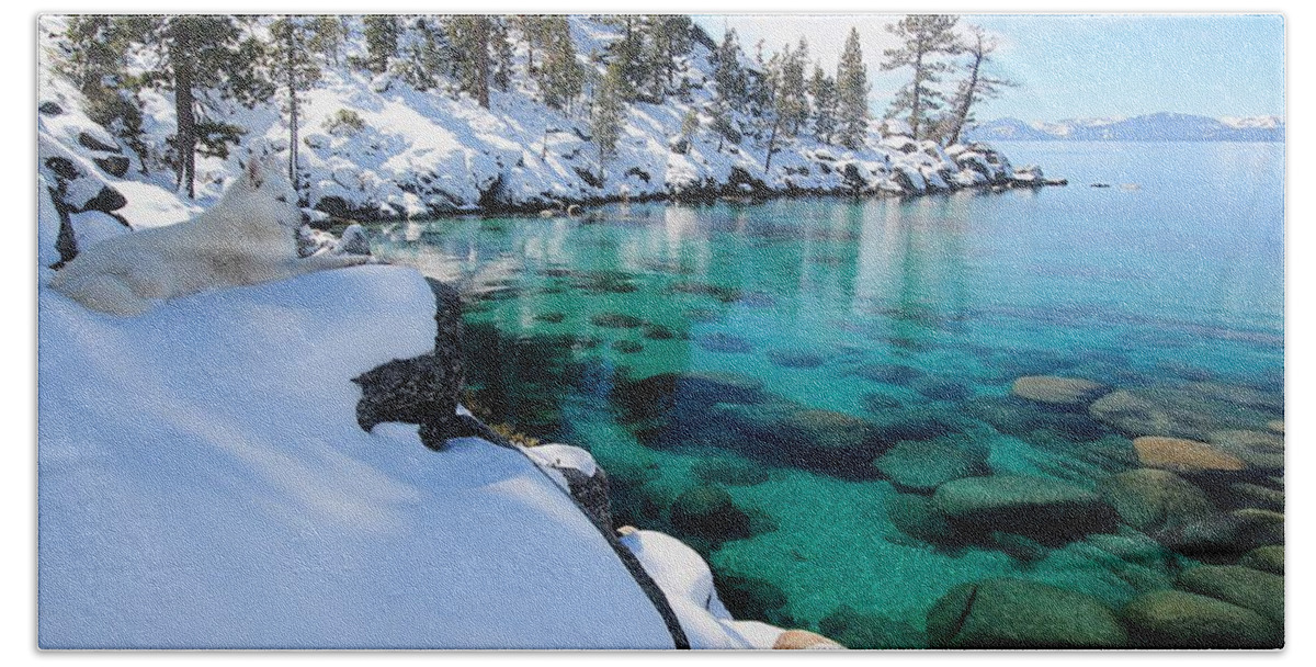 Lake Tahoe Bath Towel featuring the photograph Water Protector #3 by Sean Sarsfield