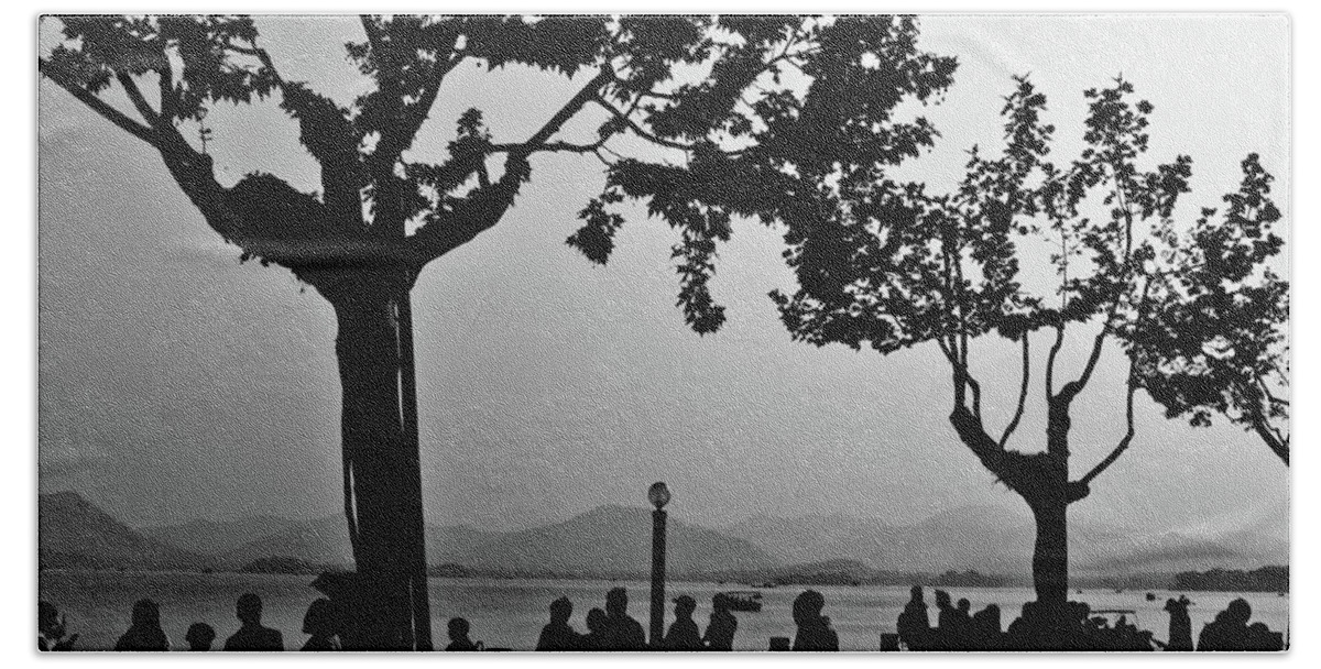 China Hand Towel featuring the photograph West Lake, Hangzhou #2 by George Taylor