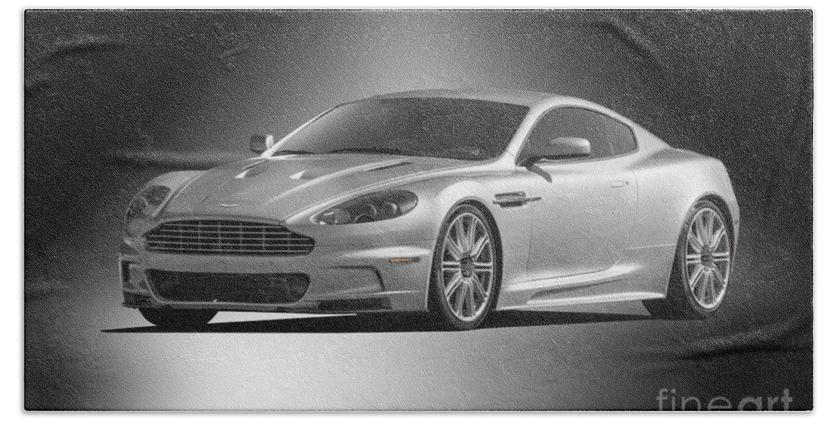 Auto Hand Towel featuring the photograph 2010 Aston Martin DBS by Dave Koontz