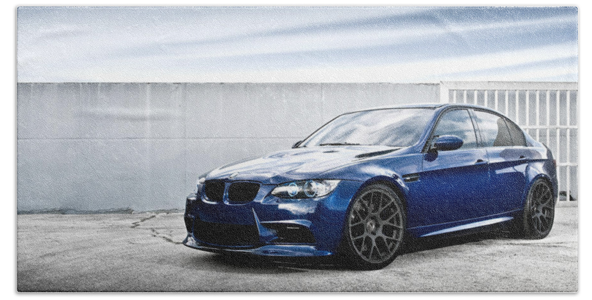 Bmw Bath Towel featuring the photograph Bmw #26 by Jackie Russo