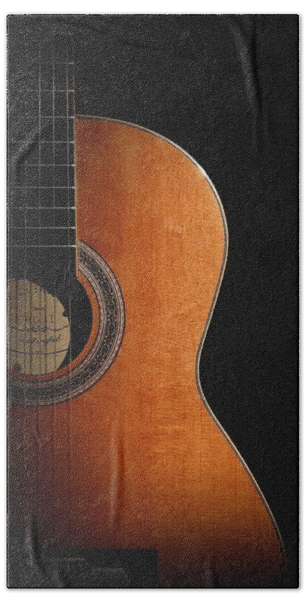 Guitar Bath Towel featuring the photograph Guitar #27 by Mariel Mcmeeking