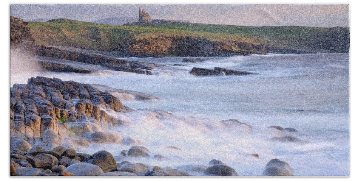 Outdoors Bath Towel featuring the photograph Classiebawn Castle, Mullaghmore, Co #3 by Gareth McCormack