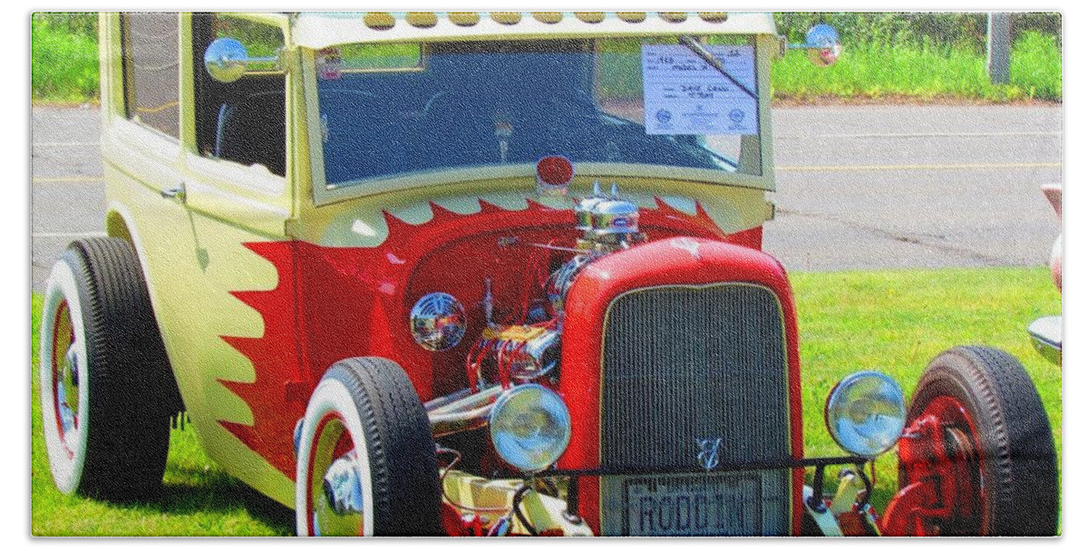 Ford Model A Bath Towel featuring the photograph Ford Model A #3 by Jackie Russo