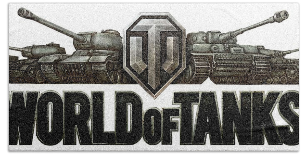 World Of Tanks Hand Towel featuring the digital art World Of Tanks #3 by Maye Loeser