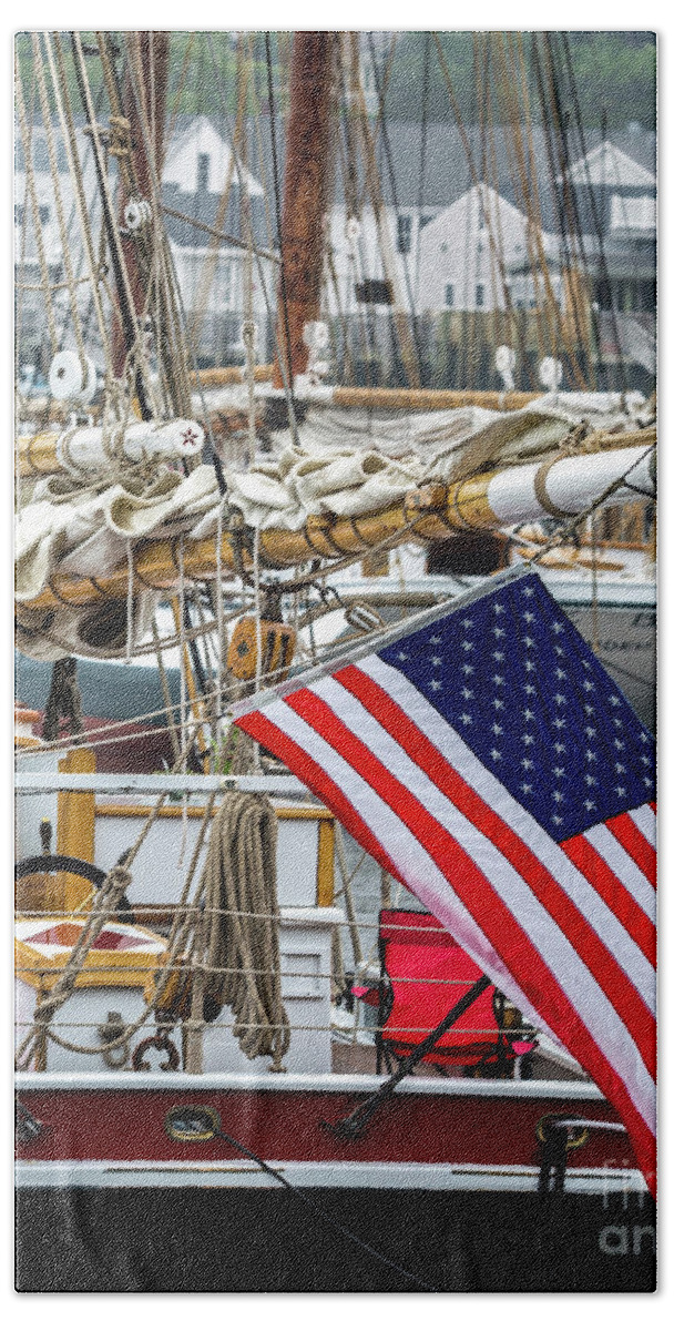 Maine Bath Towel featuring the photograph 4th of July by Karin Pinkham
