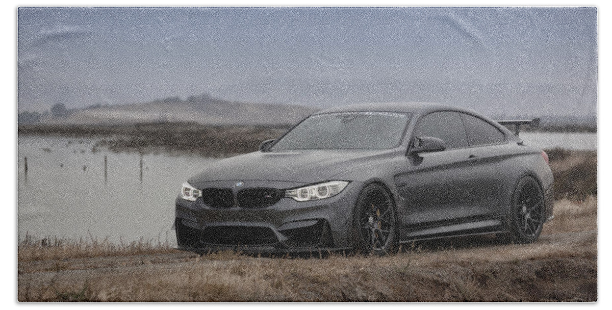 Bmw Hand Towel featuring the photograph Bmw M4 #6 by ItzKirb Photography