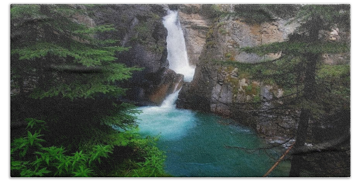 Waterfall Bath Towel featuring the photograph Waterfall #6 by Jackie Russo