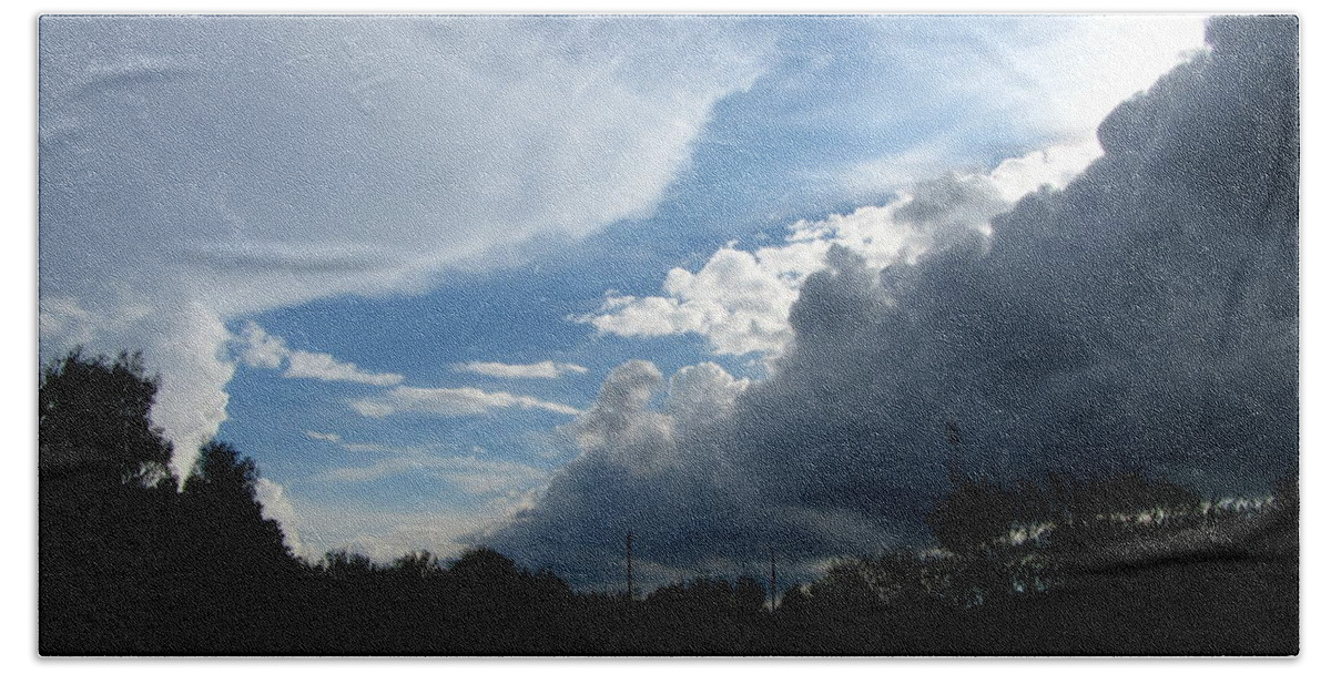 Cloud Hand Towel featuring the photograph Cloud #7 by Jackie Russo