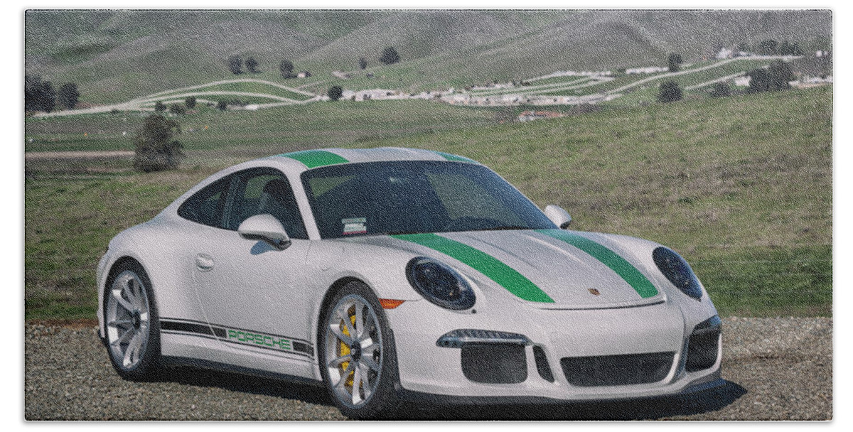 Cars Bath Towel featuring the photograph #Porsche #911R #Print #10 by ItzKirb Photography