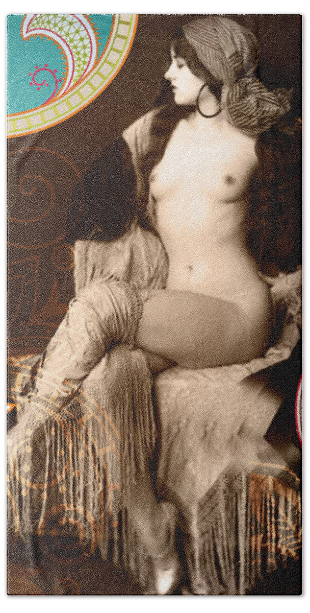 Nostalgic Seduction Bath Towel featuring the photograph Nostalgic Seduction Goddess #1 by Chris Andruskiewicz