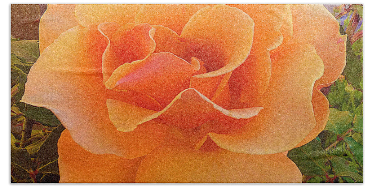 Flower Bath Towel featuring the photograph A Rose Is A Rose by Joyce Creswell