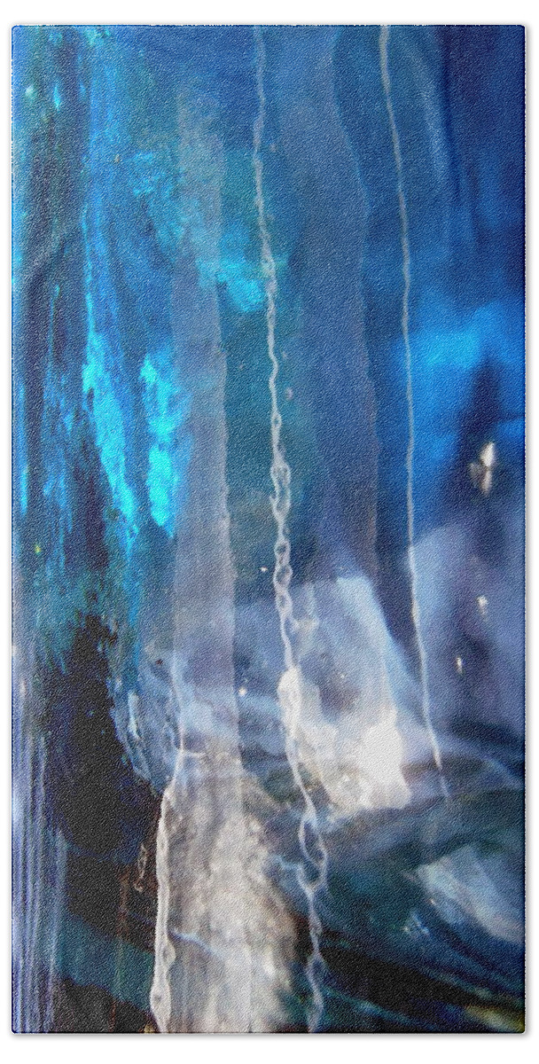 Blue Bath Towel featuring the photograph Abstract 2014 by Stephanie Moore
